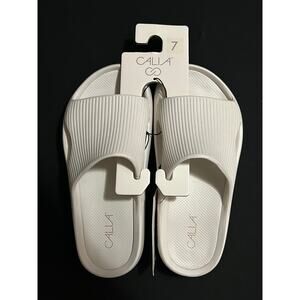 Calia Women’s Slide White / $38 Retail!! / Size 6 / Brand New